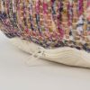 Poef - H37 x Ø55 cm - Jute - Multikleur - Afbeelding 5