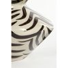 Stratt Vaas - H38 x Ø21 cm - Keramiek - Zwart, Wit - Afbeelding 4
