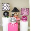 LAMP - DISCO BALL -GLAS - Zwart - 20x20x20cm - Afbeelding 7