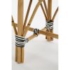 Mandox Bank voor Buiten - L90 x B36 x H46 cm - Rotan - Zwart, Wit - Afbeelding 4