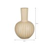 Holm Vaas - H52 x Ø34 cm - Keramiek - Crème - Afbeelding 5