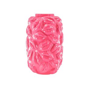 Vaas - Kisses - Keramiek - Neon Roze - 17x17x27cm