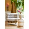 Fauteuil - L74 x B80 x H69 cm - Lichtgrijs - Afbeelding 7