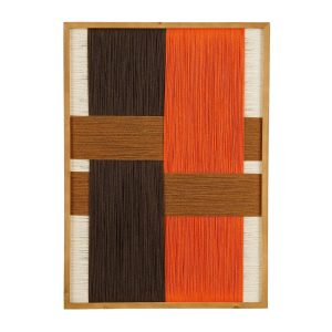 Kuba Wanddecoratie - L50 x B3 x H70 cm - FSC 100% - Katoen - Oranje