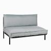 Celo Loungebank - L122 x B83 x H78 cm - Metaal - Zwart - Afbeelding 6