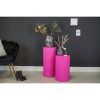 Bijzettafel / pilaar -cilinder - MDF - neon roze - 30x54cm - Afbeelding 6