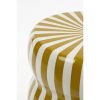 Skipper Bijzettafel - H44 x Ø32 cm - Keramiek - Crème, Oker - Afbeelding 2