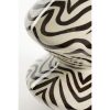 Stratt Vaas - H38 x Ø21 cm - Keramiek - Zwart, Wit - Afbeelding 3