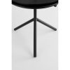 Aston Dienbladtafel - H40 x Ø31 cm - Metaal - Zwart - Afbeelding 3