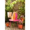 Roger Lantaarn - H45 x Ø32 cm - Jute - Fuchsia, Oranje - Afbeelding 7