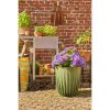 Lungo Bloempot - H46 x Ø39 cm - Polypropyleen - FSC Mix - Groen - Afbeelding 5