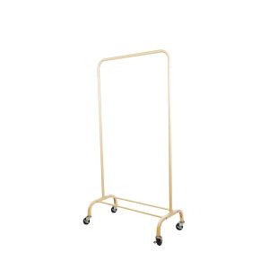 Kledingrek - wielen - zand - 80x40x155cm