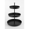 Etagere 3-Laags - H44 x Ø30 cm - Zwart - Afbeelding 4