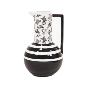 Vaas - Kan - Keramiek - Dutch Black - 17,5x17,5x27,5cm
