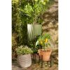Lungo Bloempot - H36 x Ø30 cm - Polypropyleen - FSC Mix - Groen - Afbeelding 5