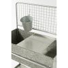 Ken Kweektafel - L77 x B38 x H119 - Verzinkt plaatstaal - Afbeelding 4