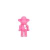 Ornament - aap -beeldje 'de legende'- polyresin - roze - 20,5x13,5x35cm - Afbeelding 10