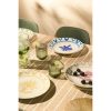 Clayton Dinerbord - Set van 4 - H3 x Ø25 cm - Steengoed - Groen, Blauw, Geel, Lila - Afbeelding 5