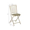 Alanza Bistrostoel - L40 x B51 x H87 cm - Metaal - Groen - Afbeelding 5