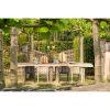 Paloma Tuinstoel - L53 x B53 x H78 cm - Polypropyleen - Zwart - Afbeelding 8