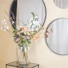 Spiegel - Rond - Metaal - Zwart - 80x3x80cm - Afbeelding 4