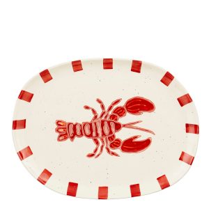 Ariane Serveerbord - L41 x B31 x H3 cm - Steengoed - Rood