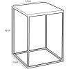 Odile Bijzettafel voor Buiten - Set van 2 - L38 x B38 x H48 cm - Metaal - Bruin, Wit - Afbeelding 7