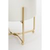 Aries Bloempot op Standaard - Set van 3 - H32 x Ø24 cm - Wit - Afbeelding 4