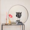 Spiegel - Rond - Metaal - Zwart - 80x3x80cm - Afbeelding 3