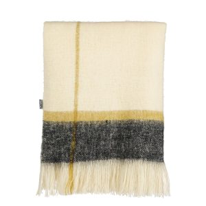 Plaid - L180 x B130 cm - Gebroken wit