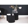 Bijzettafel - cilinder- MDF - zwart - 39x45cm - Afbeelding 5