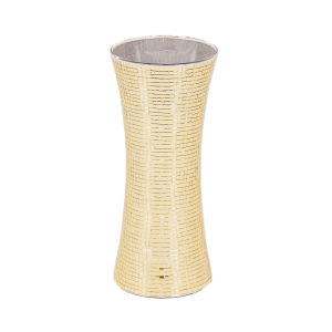 Vaas - Disco - Glas - Goud - 12,5x12,5x30cm