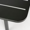 Celo Loungetafel - L80 x B80 x H23 cm - Metaal - Zwart - Afbeelding 2
