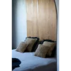 De Raffia Kussenhoes Vierkant - Naturel Zwart - 60x60 - Afbeelding 4