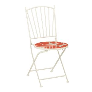Bologna Bistrostoel - L40 x B51 x H87 cm - Metaal - Rood