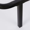Celo Loungebank - L122 x B83 x H78 cm - Metaal - Zwart - Afbeelding 4