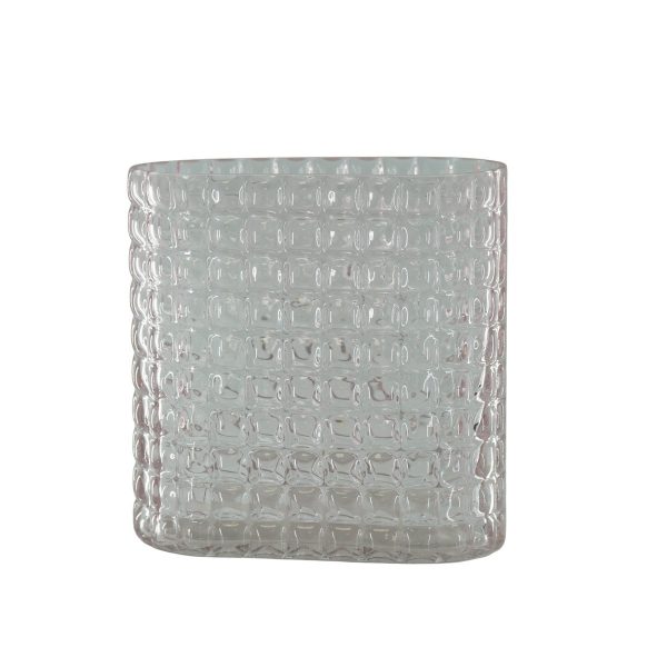 Vaas - Ribble - Glas - Roze - 18x9,5x17,5cm