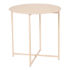 Mikki Bijzettafel - H40 x Ø40 cm - Metaal - Oud Roze - Afbeelding 2