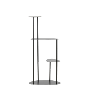 Fonda Plantentafel - L48 x B27 x H100 cm - Metaal - Zwart