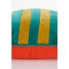 Clair Sierkussen - L45 x B45 x H10 cm - Katoenfluweel - Geel, Groen - Afbeelding 4