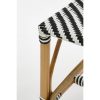 Mandox Bank voor Buiten - L90 x B36 x H46 cm - Rotan - Zwart, Wit - Afbeelding 3
