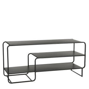 Jules Salontafel - L110 x B38 x H50 cm - Metaal - Zwart