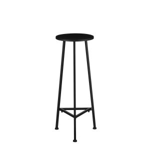 Adine Plantentafel - H80 x Ø30 cm - Metaal - Zwart