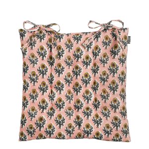 Monaco Stoelkussen - L46 x B46 cm - Katoen - Roze