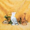 VASE-Cockatoe-Dolomite-roze/ groen-14-x10.5x22cm - Afbeelding 7