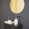 Spiegel - Rond - Goudkleurig Glas - 40x1x40cm - Afbeelding 3