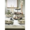 Etagere 3-Laags - H44 x Ø30 cm - Zwart - Afbeelding 5