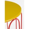 Dione Bijzettafel - Set van 2 - H40 x Ø46 cm - Metaal - Geel - Afbeelding 2