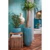 Holm Vaas - H42 x Ø28 cm - Keramiek - Crème - Afbeelding 8