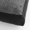 Chrissy Vloerkussen - L57 x B57 x H10 cm - Gerecycled Katoen - Antraciet - Afbeelding 2